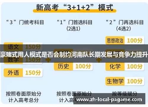 豪赌式用人模式是否会制约河南队长期发展与竞争力提升 豪赌式用人模式是否会制约河南队长期发展与竞争力提升
